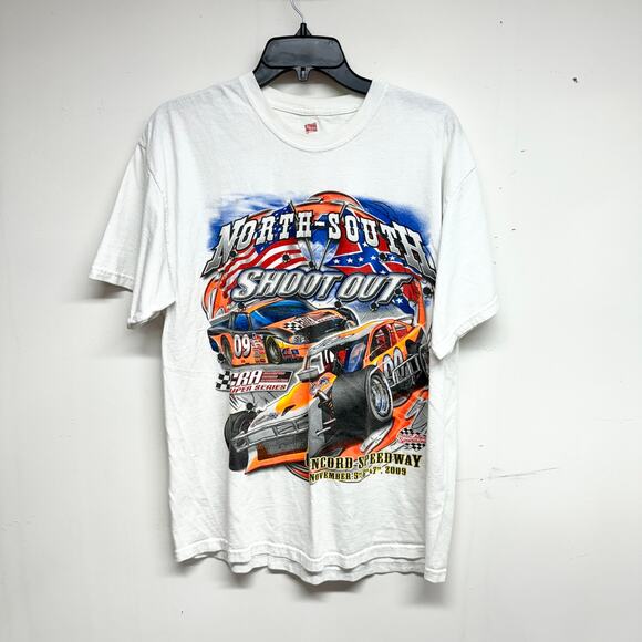 North South Shootout Concord Speedway Racing Car Nov 2009 Size L - Picture 1 of 3